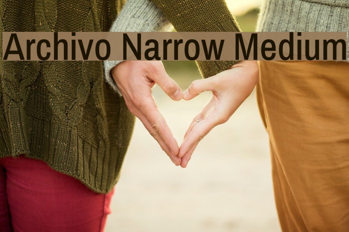 Archivo Narrow Medium لخطوط تنزيل examples