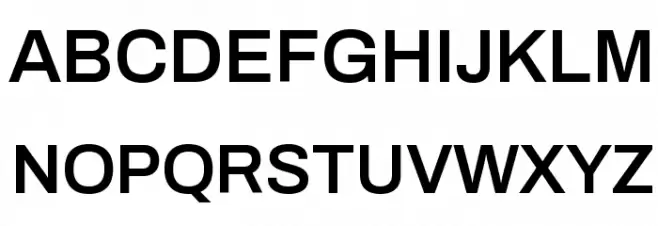 Archivo SemiBold Schriftart Groß