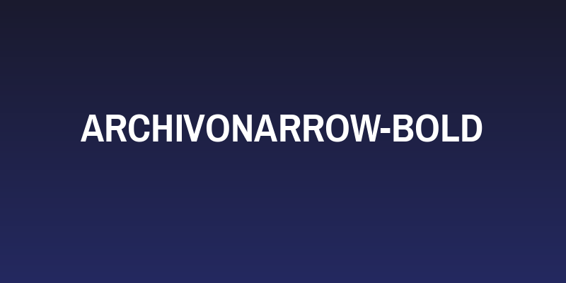 ArchivoNarrow-Bold Social Header