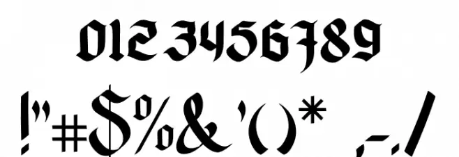 Archking Free Trial Font OTHER CHARS