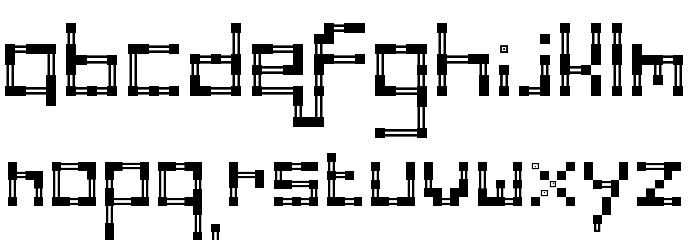Archular Exo Lite Regular Font LOWERCASE