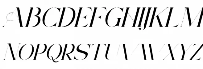 Archwaltz Demo Italic 字体 大写