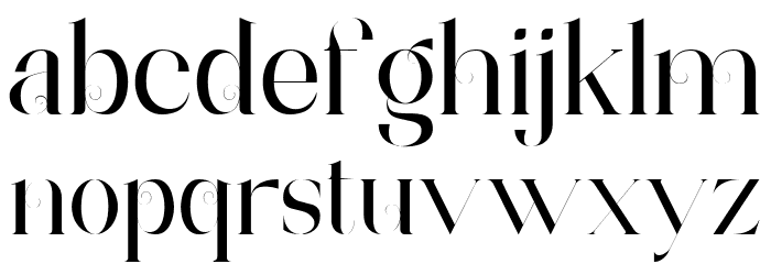 Archwaltz Demo Regular Font LOWERCASE