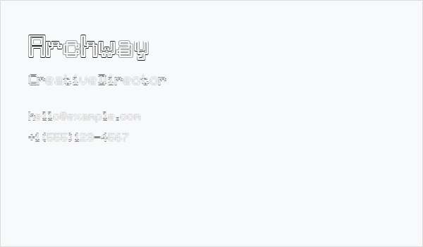 Archway Business Card