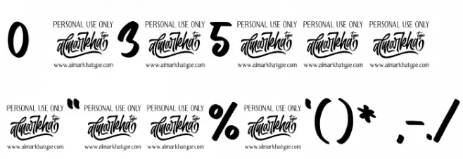 Arcinoll Font OTHER CHARS