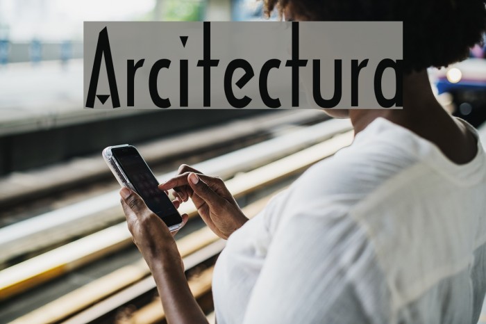 Arcitectura Шрифта examples
