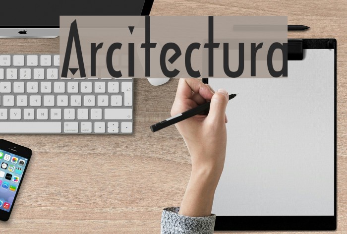 Arcitectura Шрифта examples