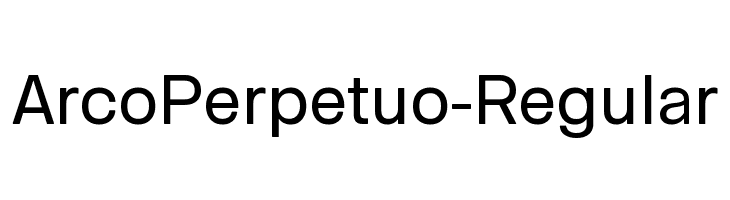 ArcoPerpetuo-Regular Font