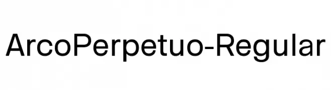 ArcoPerpetuo-Regular  Free Fonts Download