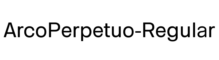 ArcoPerpetuo-Regular  Fuentes Gratis Descargar