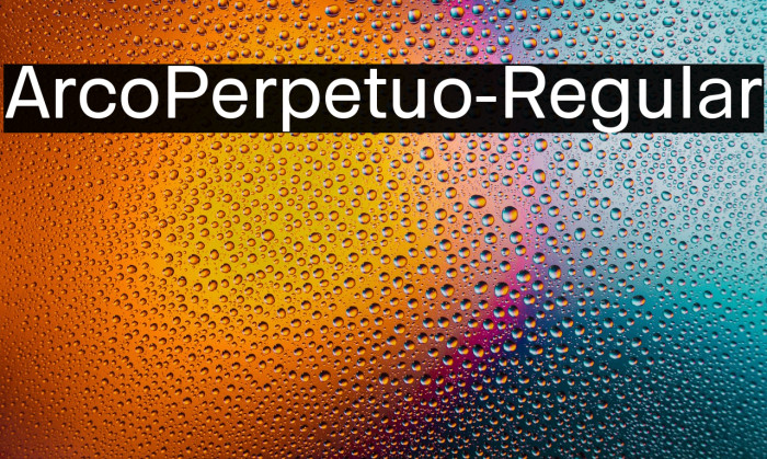 ArcoPerpetuo-Regular Example 1