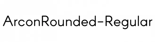Arcon Rounded-Regular  font caratteri gratis