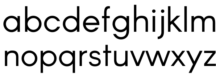 Arcon Font LOWERCASE