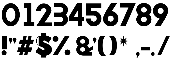 Arcoverde Font OTHER CHARS