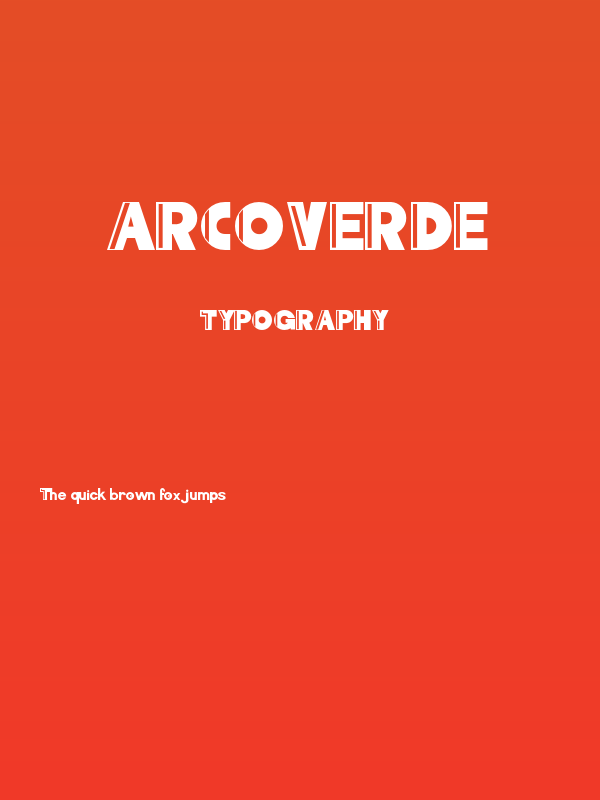 Arcoverde Poster