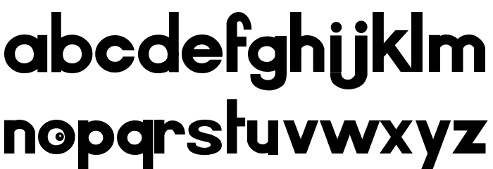 Arcoverde Font LOWERCASE