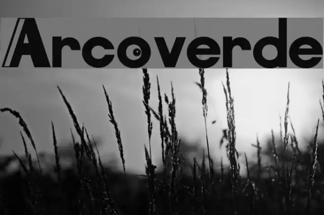 Arcoverde Font examples