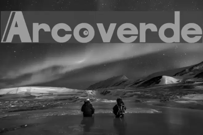 Arcoverde Font examples