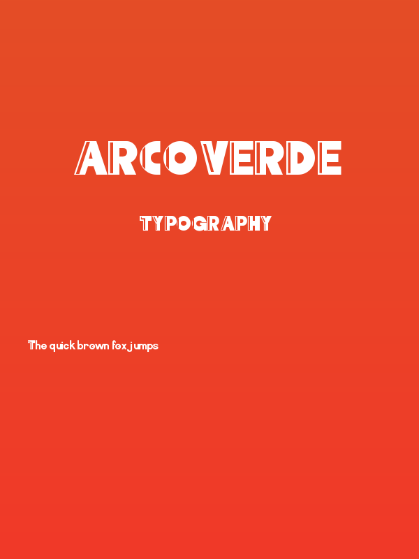 Arcoverde Poster