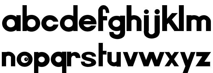 Arcoverde Font LOWERCASE