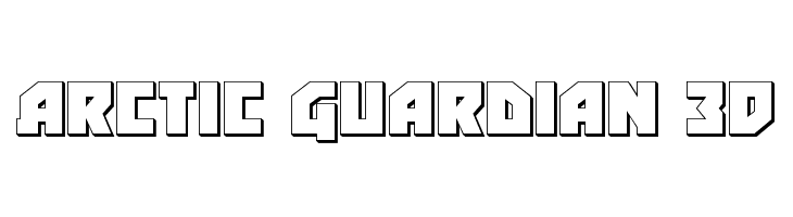 Arctic Guardian 3D  免费字体下载