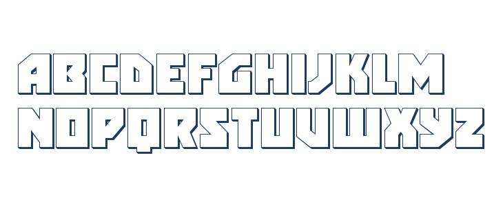 Arctic Guardian 3D Lowercase