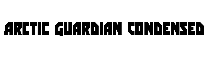 Arctic Guardian Condensed  les polices de caractères gratuit tlcharger