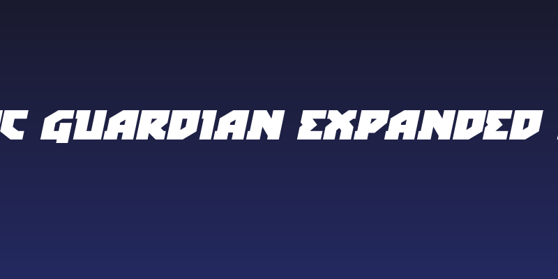 Arctic Guardian Expanded Italic Social Header