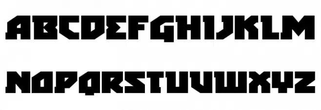 Arctic Guardian Expanded خط أحرف كبيرة