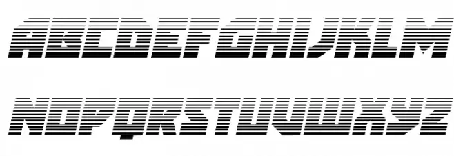 Arctic Guardian Gradient Italic Polices MINUSCULES