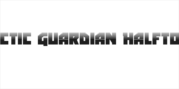 Arctic Guardian Halftone Logo