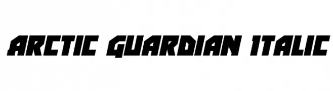 Arctic Guardian Italic  Fuentes Gratis Descargar