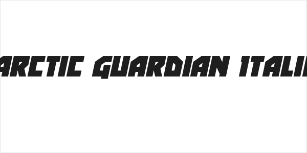 Arctic Guardian Italic Logo