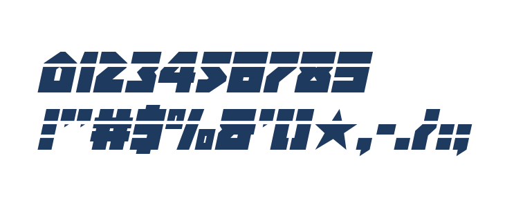 Arctic Guardian Laser Italic Other Characters