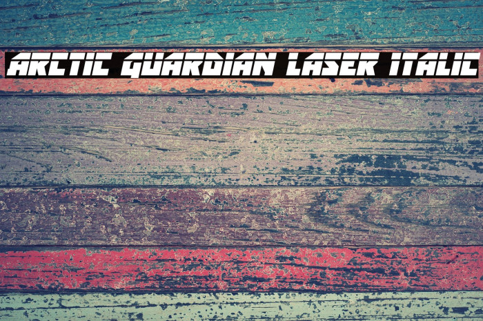 Arctic Guardian Laser Italic Example 1