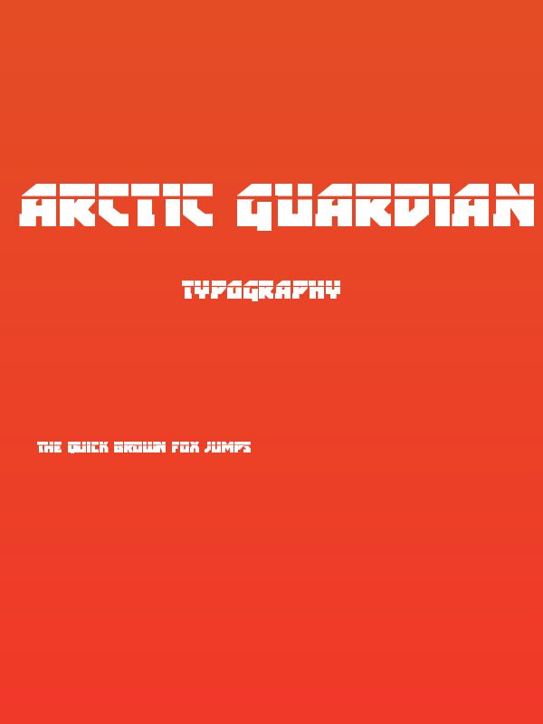 Arctic Guardian Laser Poster