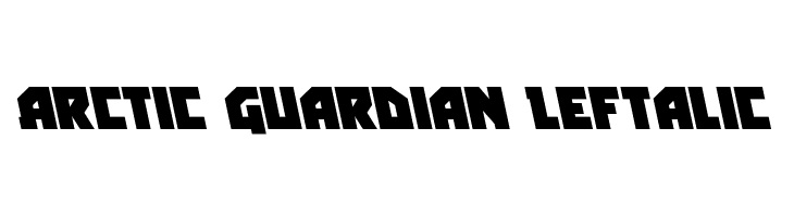 Arctic Guardian Leftalic  Descarca Fonturi Gratis
