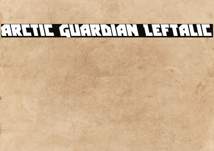 Arctic Guardian Leftalic Example 3