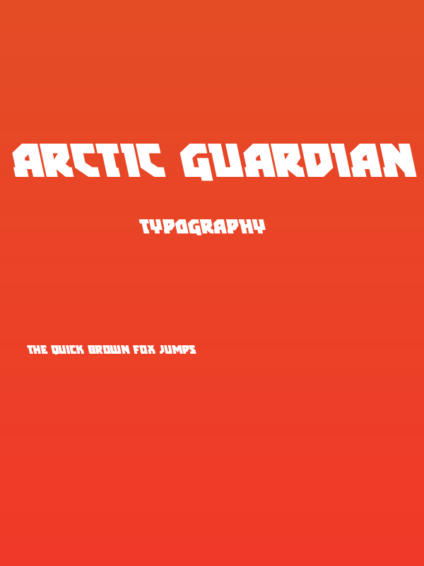 Arctic Guardian Leftalic Poster