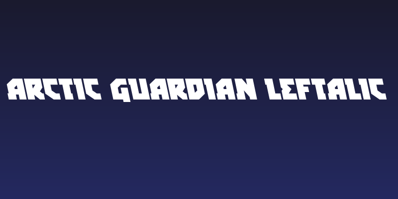Arctic Guardian Leftalic Social Header