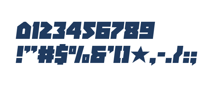 Arctic Guardian Semi-Italic Other Characters