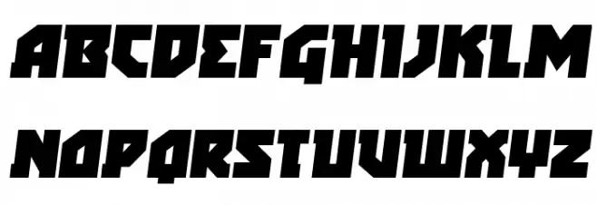 Arctic Guardian Semi-Italic Fonte MAIÚSCULAS