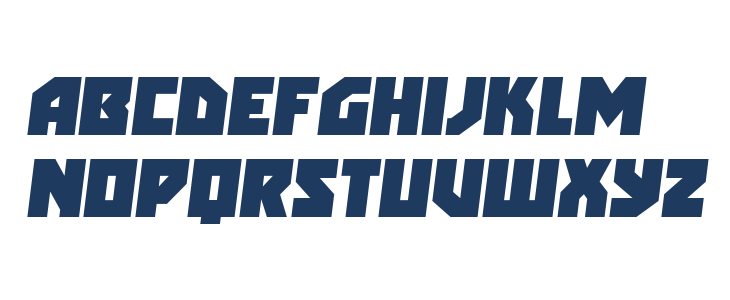 Arctic Guardian Semi-Italic Lowercase