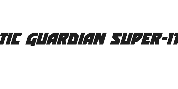 Arctic Guardian Super-Italic Logo