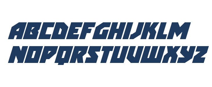 Arctic Guardian Super-Italic Lowercase