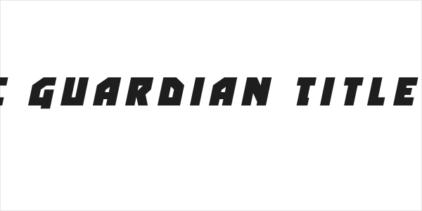 Arctic Guardian Title Italic Logo