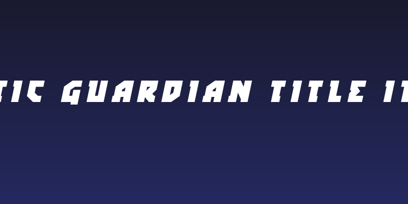 Arctic Guardian Title Italic Social Header