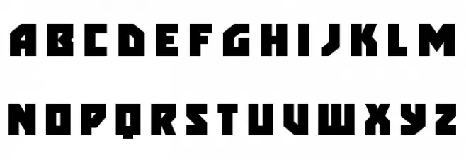 Arctic Guardian Title फ़ॉन्ट लोअरकेस