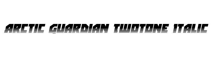 Arctic Guardian Twotone Italic  les polices de caractères gratuit tlcharger
