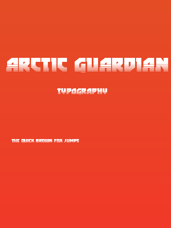Arctic Guardian Twotone Poster